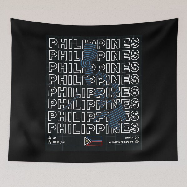 Item preview, Philippines Minimal Map designed and sold by Atlas-Array.