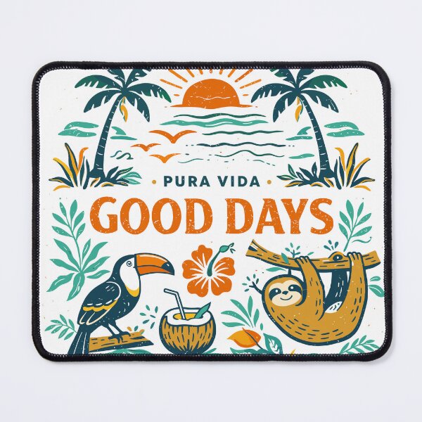 Item preview, Tropical Beach Vibes Pura Vida Good Days designed and sold by Matinez Pink.