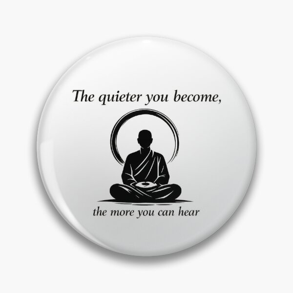 Item preview, The Quieter You Become designed and sold by AlvelinaCP.