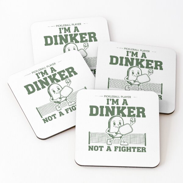 Item preview, Pickleball Player Funny Dinker Not A Fighter Love designed and sold by LuminOrb.