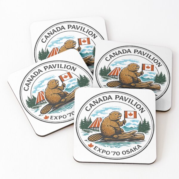 Item preview, Canada Pavilion Expo '70 Osaka Beaver T-Shirt designed and sold by Matinez Pink.