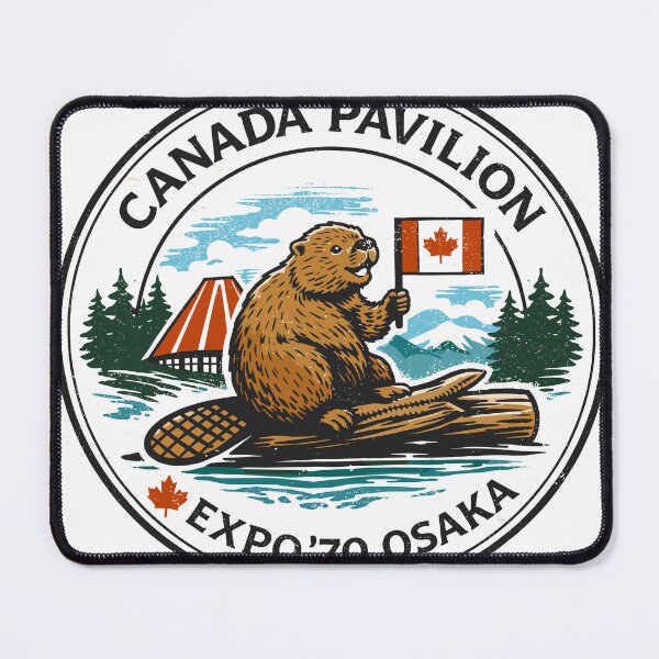 Item preview, Canada Pavilion Expo '70 Osaka Beaver T-Shirt designed and sold by Matinez Pink.