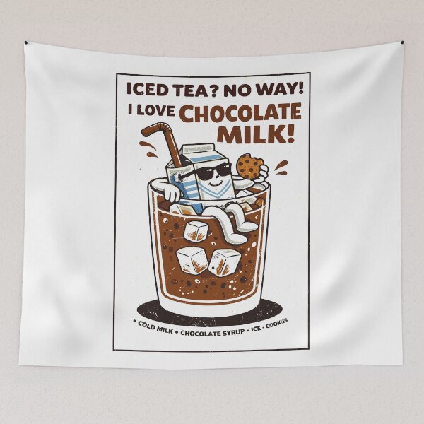 Item preview, Chocolate Milk Iced Tea T-Shirt designed and sold by Matinez Pink.