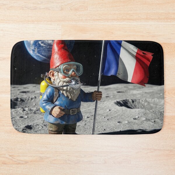 Item preview, Garden Gnome Claims Moon for France designed and sold by Tridentulus.