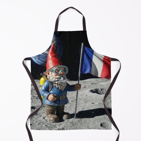 Item preview, Garden Gnome Claims Moon for France designed and sold by Tridentulus.