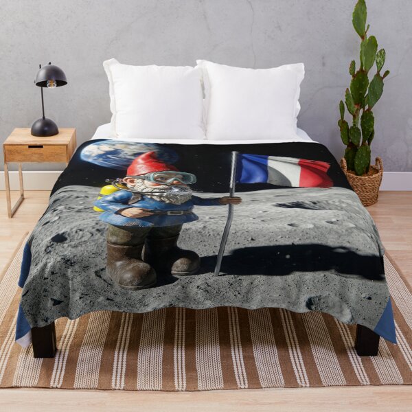 Item preview, Garden Gnome Claims Moon for France designed and sold by Tridentulus.