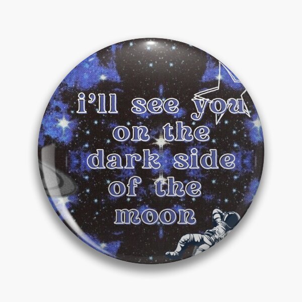 Item preview, “See you on the dark side of the moon” designed and sold by the sticker syndicate.