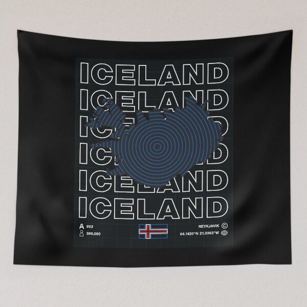 Item preview, Iceland Minimal Map designed and sold by Atlas-Array.