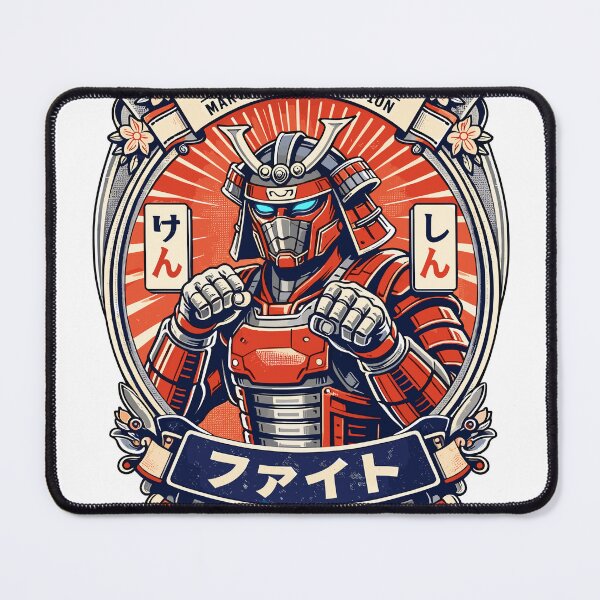 Item preview, Samurai Robot Martial Arts T-Shirt designed and sold by Matinez Pink.