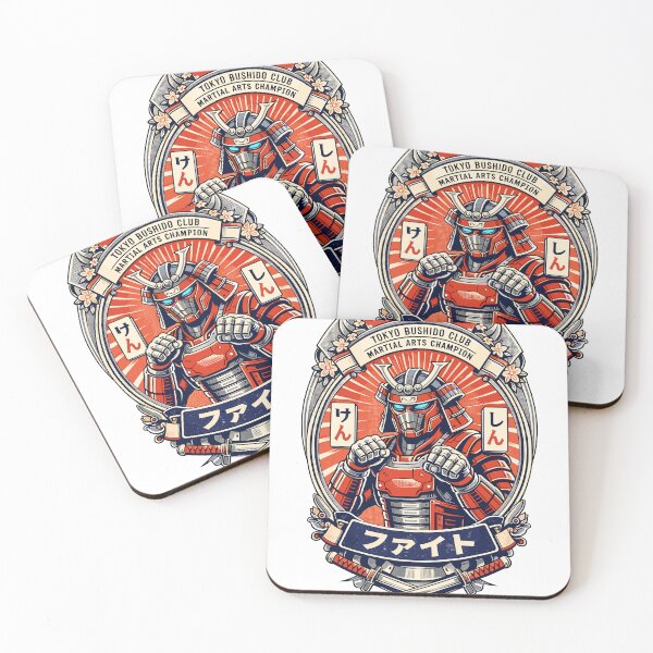 Item preview, Samurai Robot Martial Arts T-Shirt designed and sold by Matinez Pink.