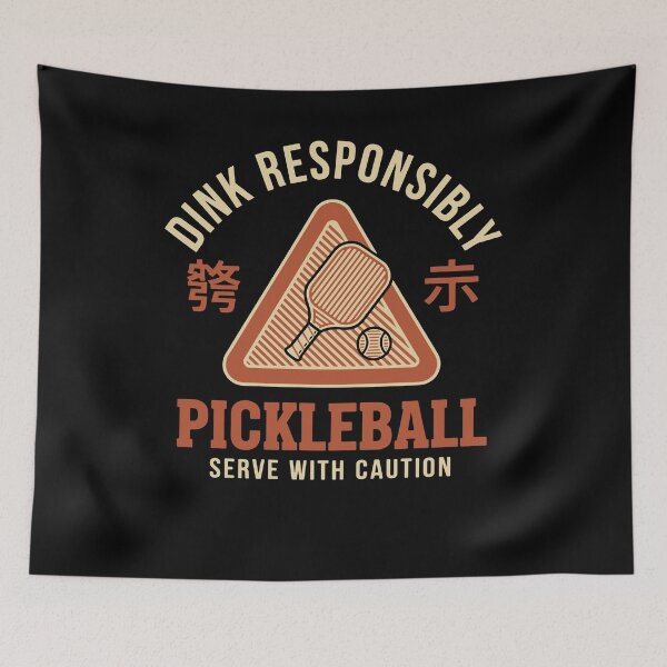 Item preview, Pickleball Funny Player Dink Responsibly Caution designed and sold by LuminOrb.