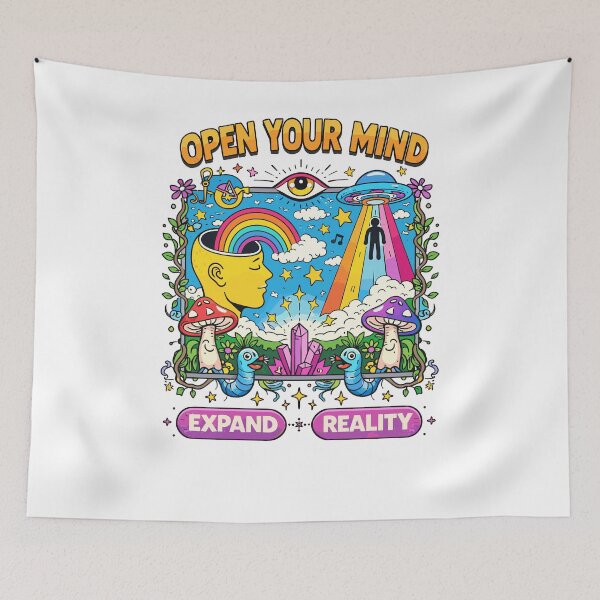 Item preview, Psychedelic Mind Expansion T-Shirt designed and sold by Matinez Pink.