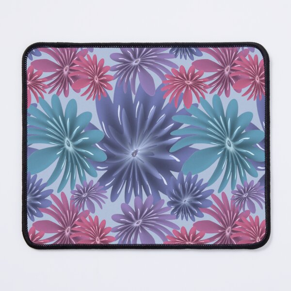Item preview, Electric Bloom: Glossy Blue and Pink Maximalist Floral designed and sold by HopeAndHustle.