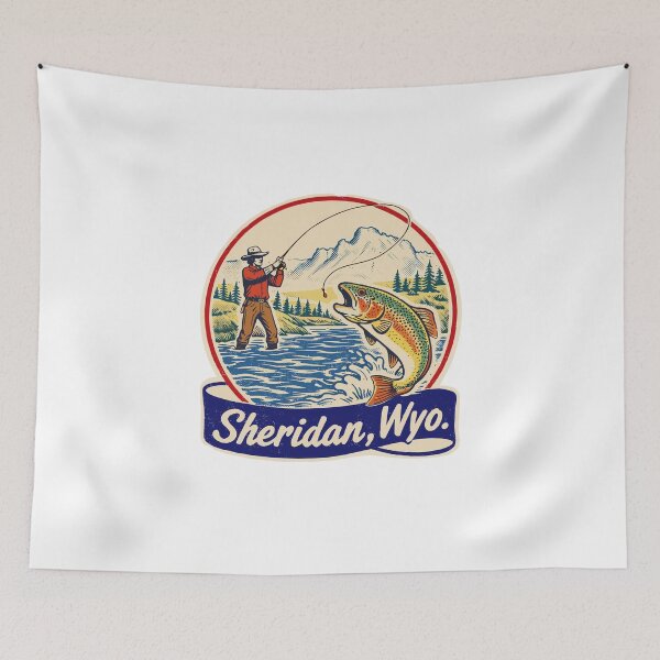 Item preview, Fishing Adventure in Sheridan, Wyoming T-Shirt designed and sold by Matinez Pink.