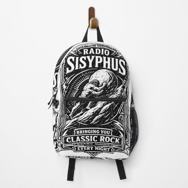 Item preview, Sisyphus Radio Classic Rock Funny Greek Mythology Philosophy designed and sold by GrandeDuc.