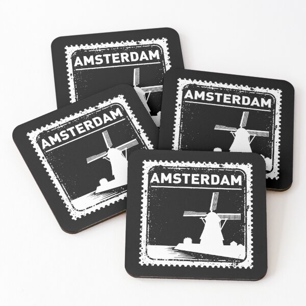 Item preview, Amsterdam Windmill Vintage Postage Stamp w designed and sold by Fikuall.