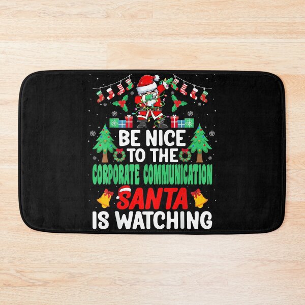 Item preview, Be Nice to the Corporate Communication Santa - Christmas designed and sold by ElaineZPink.