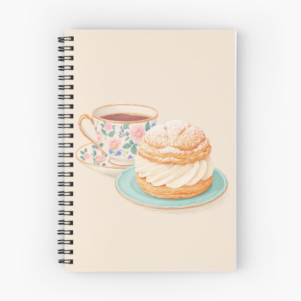 Item preview,  Kawaii Coffee and Semla Fika Cute Scandinavian Art designed and sold by BobaBunny76.