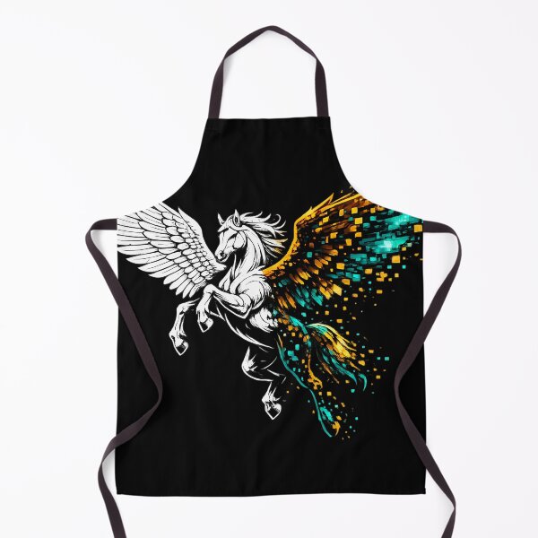 Item preview, Pegasus in Mid-Flight Majestic Mythological Flying Horse designed and sold by etuvibes.