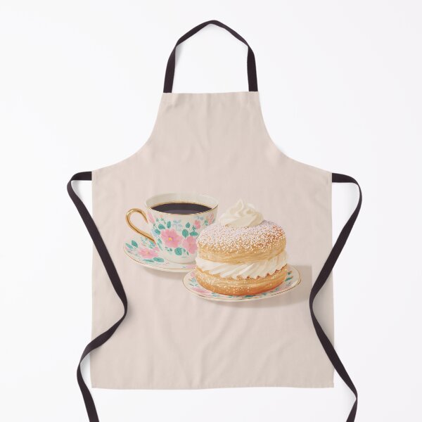 Item preview, Copy of Kawaii Coffee and Semla Fika Cute Scandinavian Art designed and sold by BobaBunny76.
