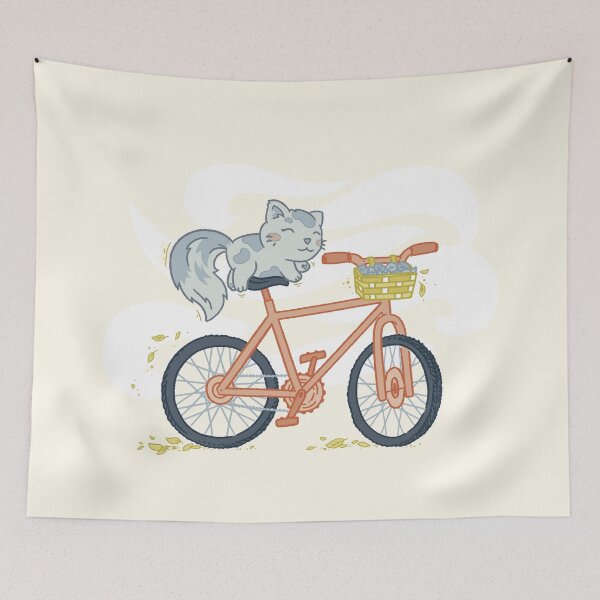 Item preview, Cat on a Bike designed and sold by polliadesign.