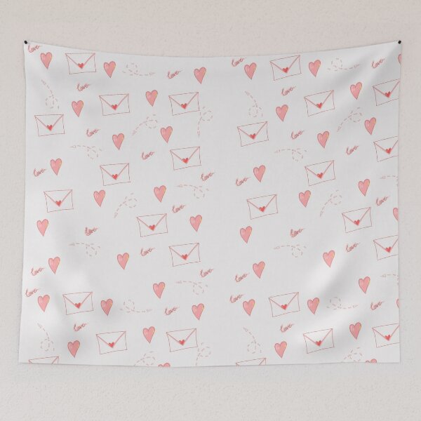 Item preview, Sweet Love Letters & Hearts Pattern designed and sold by MaiAndMu.