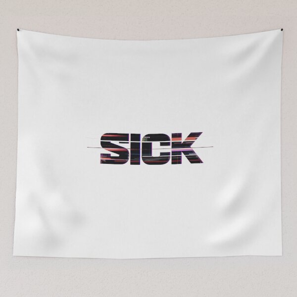 Item preview, SICK Glitch Y2K Aesthetic | Edgy Gamer Streetwear designed and sold by MotivAura.