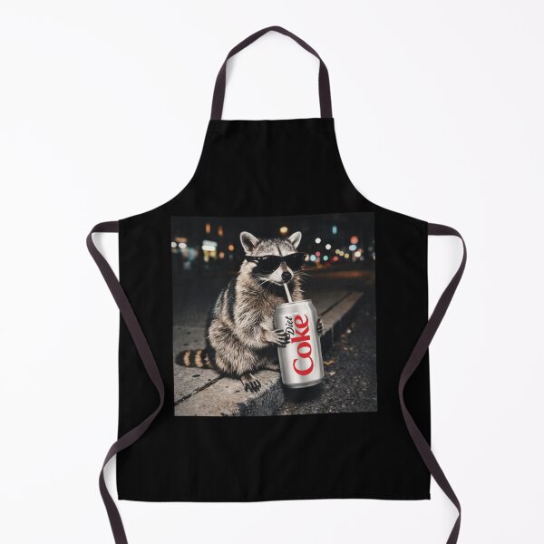 Item preview, Funny Raccoon Drinking Diet Coke, Funny Meme Raccoons designed and sold by Vonravenn.