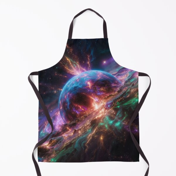 Item preview, Cosmic Planet in Vibrant Nebula designed and sold by HistoriQuips.