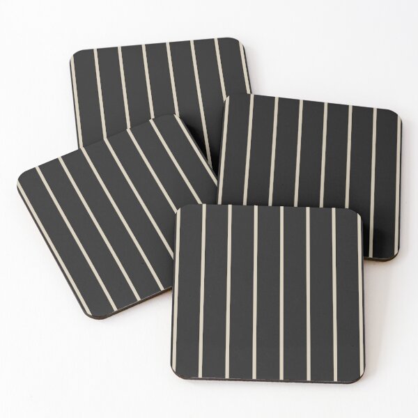 Item preview, Pinstriped Black And Sand Pattern designed and sold by pattern-archive.