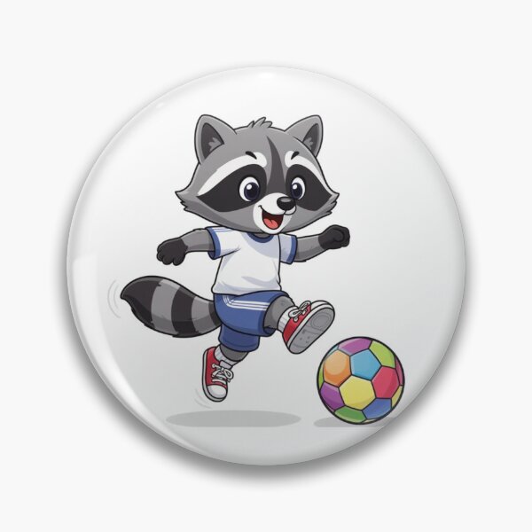 Item preview, Soccer Star Raccoon designed and sold by carolscoons.