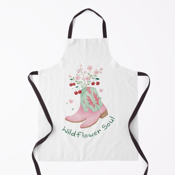 Item preview, Cowgirl Boots with Wildflowers Illustration designed and sold by magicstorytale.
