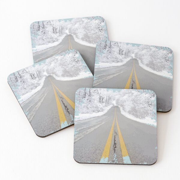 Item preview, Winter Road Leading Through Snowy Forest designed and sold by Arturo Daniel Garcia Palomo.