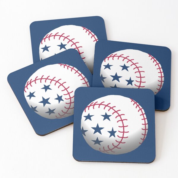 Item preview, Baseball with blue stars designed and sold by Restarter.