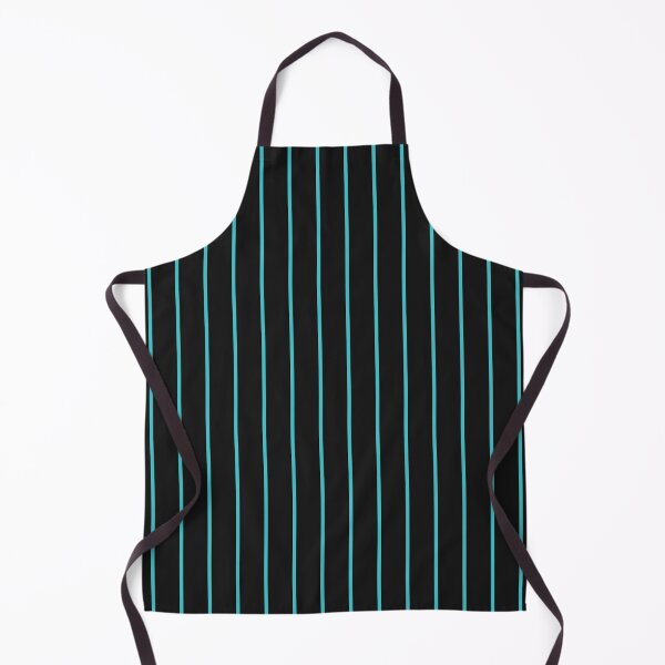 Item preview, Pinstriped Black And Turquoise Pattern designed and sold by pattern-archive.