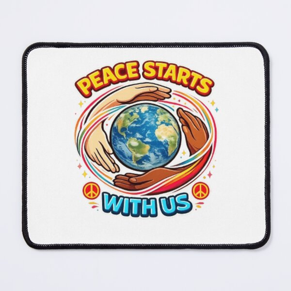 Item preview, Peace Starts With Us – Unity Hands & Earth designed and sold by Mysticfirelight76 .