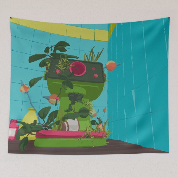Item preview, Eccentric Houseplants: Espresso Machine-loving Flora designed and sold by CiDland Follies.
