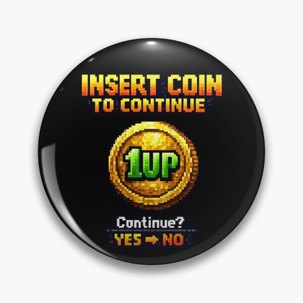 Item preview, Insert Coin to Continue designed and sold by AlvelinaCP.