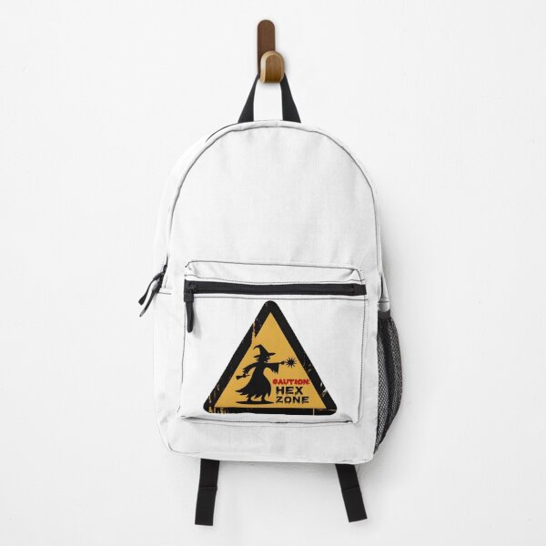 Item preview, Caution Hex Zone Warning Sign Witch Halloween Safety Design designed and sold by PeteLawliiet.