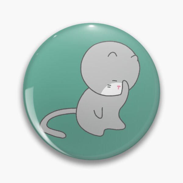 Item preview, Sweet Grey Kitten Aegyo - Hand Drawn Shy Cat Illustration designed and sold by ubborn.