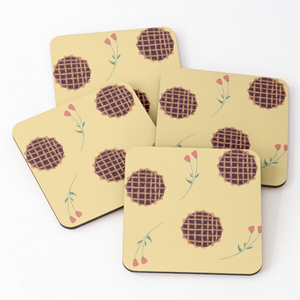 Item preview, Vintage Pie and Wildflower Pattern designed and sold by MaiAndMu.