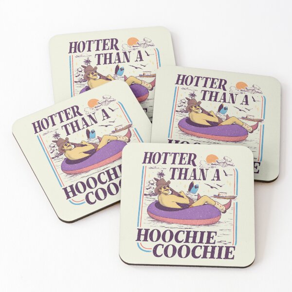 Item preview, Hotter Than A Hoochie Coochie, Funny Summer Vacation designed and sold by Schroedingerska.