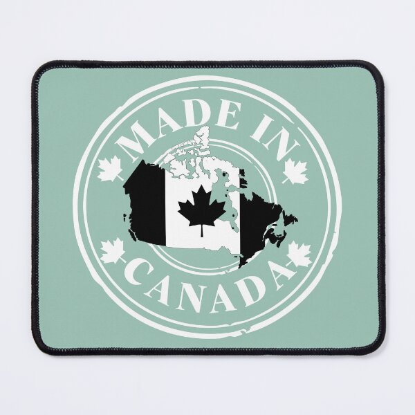 Item preview, Made In Canada Emblem - Black and White Canada Map designed and sold by aylastyle.