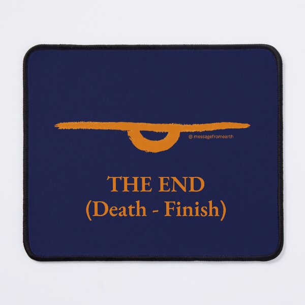 Item preview, End - Neolithic Cipher - Death and Finish - Minimalist T-Shirt - #2 designed and sold by Message from Earth.