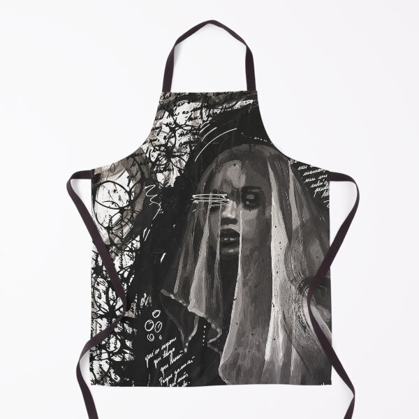 Item preview, Neo Veiled Black and White Portrait designed and sold by CheHojas.