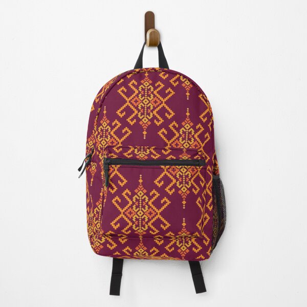 Item preview, Traditional Thai Style Pattern in Red and Gold designed and sold by PowerAntShop.