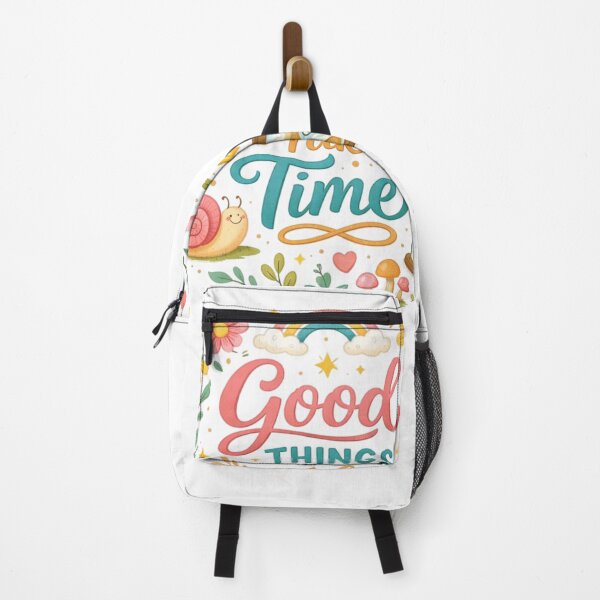 Item preview, Good Things Take Time Cute Aesthetic Quote Design | Positive Motivation Pastel Art designed and sold by Sanika arts .