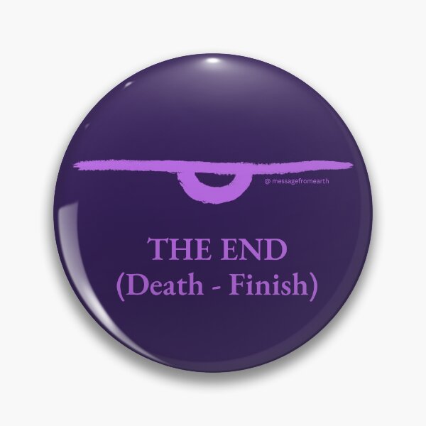 Item preview, End - Neolithic Cipher - Death and Finish - Minimalist T-Shirt - #3 designed and sold by Message from Earth.