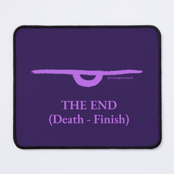 Item preview, End - Neolithic Cipher - Death and Finish - Minimalist T-Shirt - #3 designed and sold by Message from Earth.