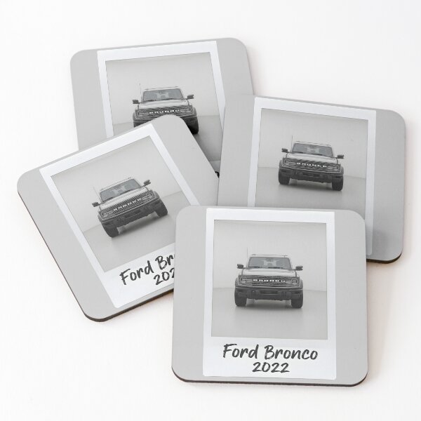 Item preview, Ford Bronco 2022 Modern Off Road SUV Polaroid Style Minimalist Poster designed and sold by Motorline44.